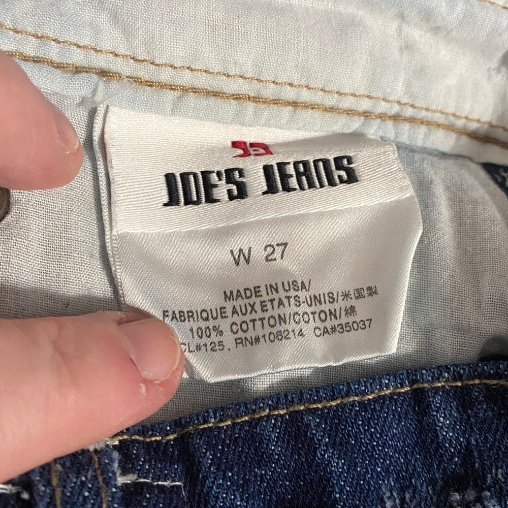 Joes Hendrix Jeans, Flare leg, Cotton, Embroidery, Rainbow, Sz 27x31, Denim​ - Picture 6 of 12